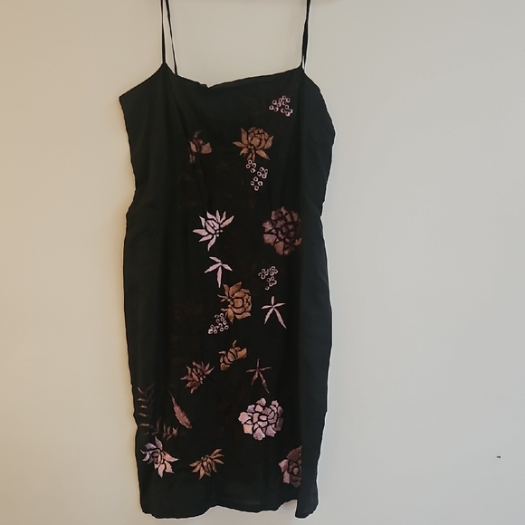 French Connection Dresses & Skirts - French Connection Embroiderd Black Mini Dress